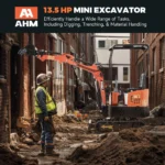 AX-12B | 13.5 HP B&S Engine Mini Excavator - Image 5