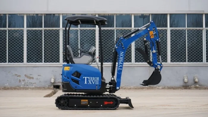 2025 3,800 lb TYPHON TERROR XVII Mini Excavator Rubber Track with Kubota D902 Diesel Engine USA - Image 9