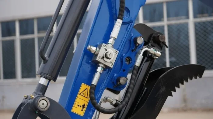 2025 TYPHON TERROR XI STORM Mini Excavator – 1.1 Ton Trench Digger with Boom Swing & Hydraulic Thumb - Image 16