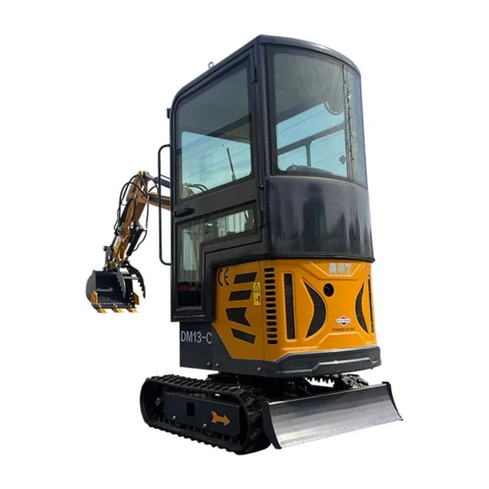 2024 13.5 HP B&S 1-Ton Mini Small Cab Excavator with Hydraulic Thumb by Bidadoo - Image 5