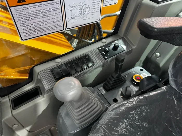 KYMRON® XH80 Pro Series Excavator with Thumb + Cab w/ AC & AM/FM Radio - Image 7