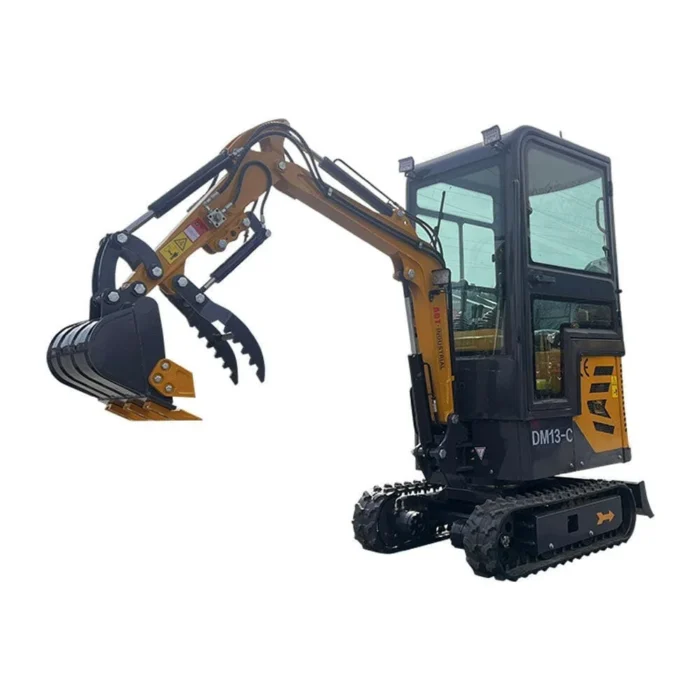 2024 13.5 HP B&S 1-Ton Mini Small Cab Excavator with Hydraulic Thumb by Bidadoo - Image 6