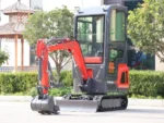 TYPHON TERROR ONE Mini Excavator – 1.1 Ton Trench Digger with Cabin, Hydraulic Thumb Clip, Hydraulic Oil Cooler, 13.5hp B&S Engine USA - Image 4