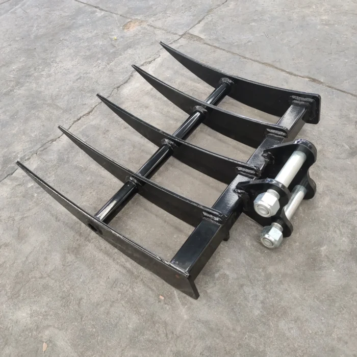 Rake Mini Excavator Attachment for Grading, Leveling, Loosening , Removing Soil USA - Image 2