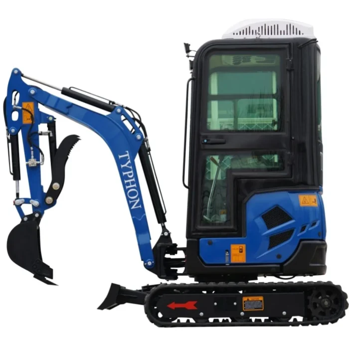 2025 TYPHON TERROR XVII – 4,000 lb Cabin Mini Excavator Powered by Kubota D902 Diesel Engine | EPA Certified - Image 5
