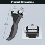 Ripper Mini Excavator Attachment Tool for Tough Soil and Frozen Ground - Image 7