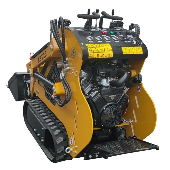 1 Ton, Mini Stand On Skid Steer Track Loader | CFG-KBT23 - Image 2