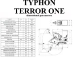 TYPHON TERROR ONE STORM Mini Excavator – 1 Ton Trench Digger with Canopy, Hydraulic Thumb Clip, Hydraulic Oil Cooler, 13.5hp B&S Engine USA - Image 7