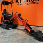 KYMRON® YH14 Mini Excavator (w/ Side Swing Boom & Retractable Tracks)