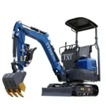 2025 TYPHON TERROR XI STORM Mini Excavator – 1.1 Ton Trench Digger with Boom Swing & Hydraulic Thumb - Image 3