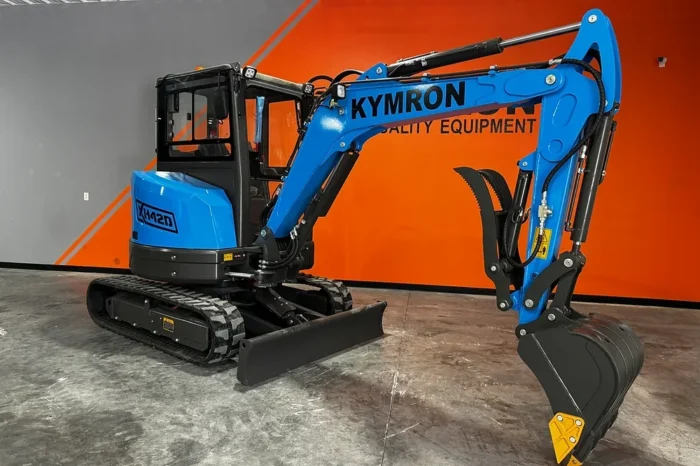 KYMRON® XH42D Pro Series Excavator with Thumb + Cab w/ AC & Radio - Image 2