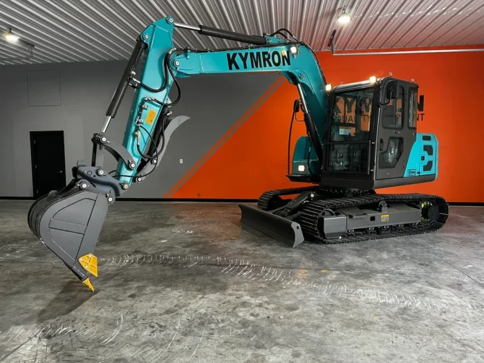 KYMRON® XH80 Pro Series Excavator with Thumb + Cab w/ AC & AM/FM Radio - Image 2