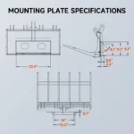 38″ Hydraulic Root Grapple Attachment For Mini Skid Steer Loader - Image 5