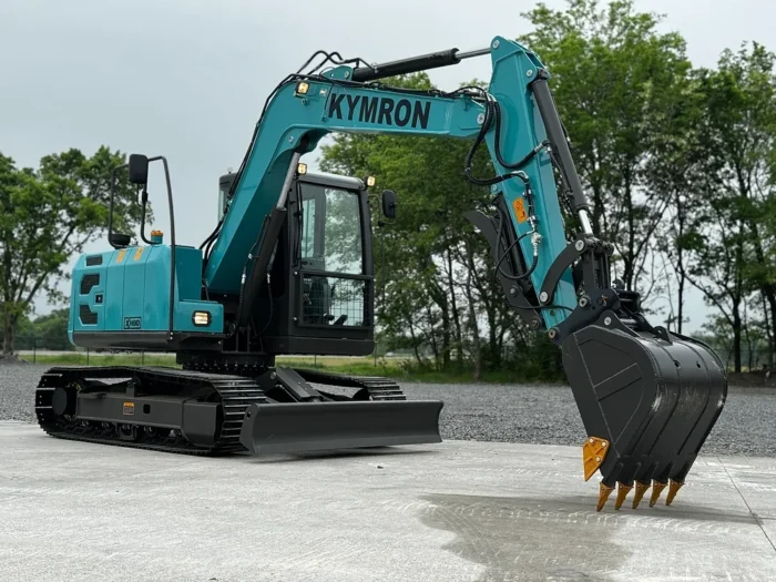 KYMRON® XH80 Pro Series Excavator with Thumb + Cab w/ AC & AM/FM Radio - Image 12