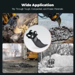 Ripper Mini Excavator Attachment Tool for Tough Soil and Frozen Ground - Image 3