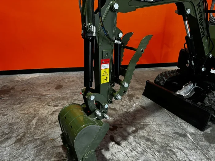 KYMRON® RH14G Mini Excavator (w/ Side Swing Boom & Retractable Tracks) - Image 2