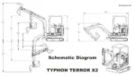 2025 TYPHON TERROR X2 Mini Excavator – 2.7 Ton | Perkins 403J‑11 Diesel Engine | EPA Certified - Image 14