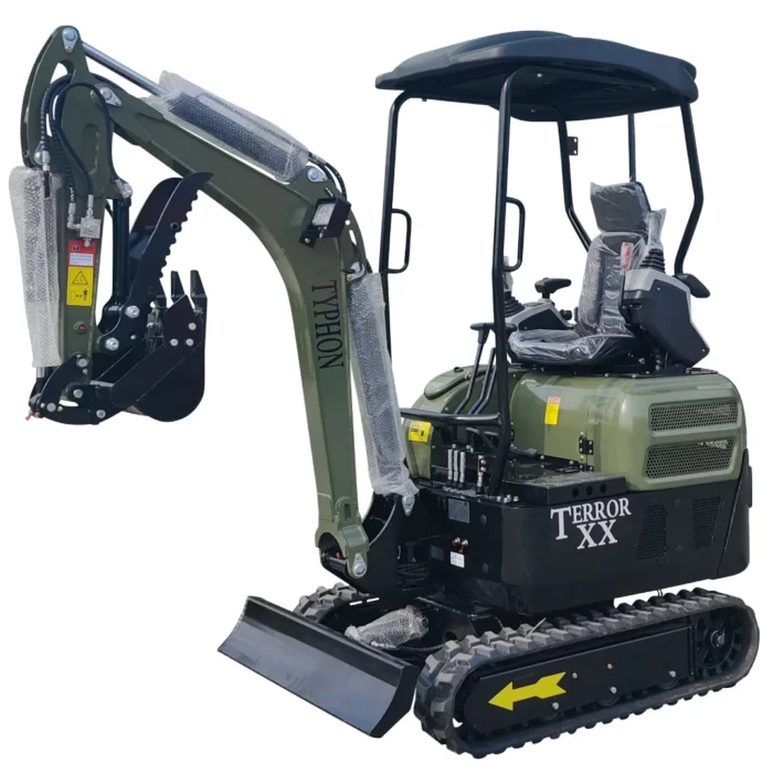 2025 4,000 lb TYPHON TERROR XX Mini Excavator – Kubota D902 Diesel Engine | EPA Certified - Image 7