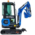 2025 TYPHON 18 FLEX PRO 1.8 Ton Mini Excavator – Powered by Kubota D722 Diesel Engine | EPA Certified USA - Image 3