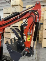 AGT DM12X-C PLUS Mini Excavator – Two-Speed, Pilot Control, Hydraulic Cooler, Swing Boom by Bidadoo - Image 3