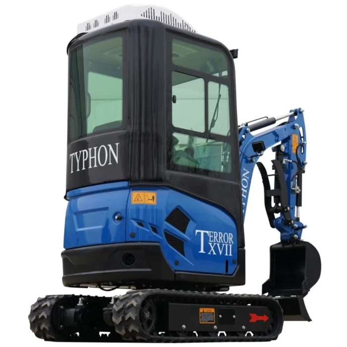 2025 TYPHON TERROR XVII – 4,000 lb Cabin Mini Excavator Powered by Kubota D902 Diesel Engine | EPA Certified - Image 4