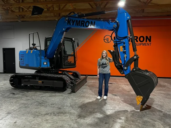 KYMRON® XH80 Pro Series Excavator with Thumb + Cab w/ AC & AM/FM Radio - Image 3