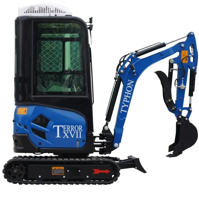 2025 TYPHON TERROR XVII – 4,000 lb Cabin Mini Excavator Powered by Kubota D902 Diesel Engine | EPA Certified - Image 3