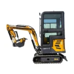 2024 13.5 HP B&S 1-Ton Mini Small Cab Excavator with Hydraulic Thumb by Bidadoo - Image 4