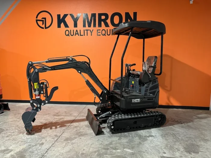 KYMRON® XH14-2 Pro Mini Excavator (w/ Side Swing Boom & Retractable Tracks) - Image 3