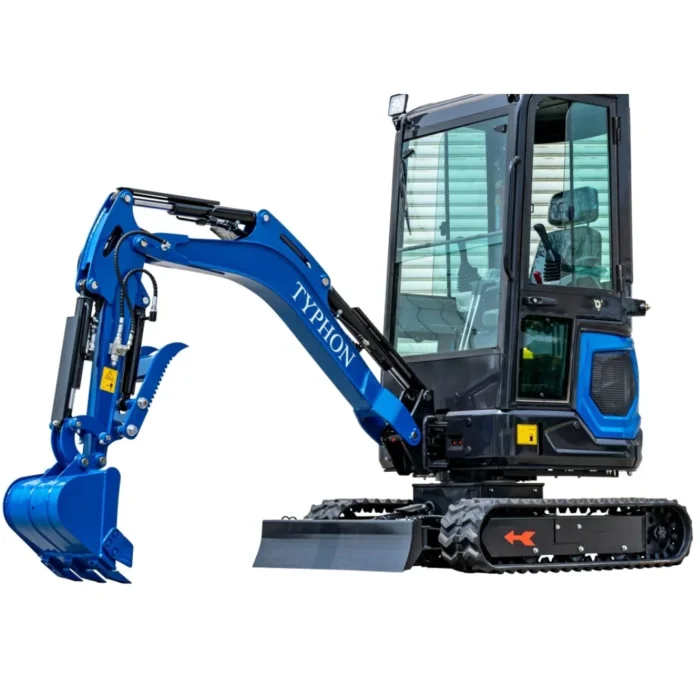 2025 TYPHON 18 FLEX PRO 1.8 Ton Mini Excavator – Powered by Kubota D722 Diesel Engine | EPA Certified USA - Image 9