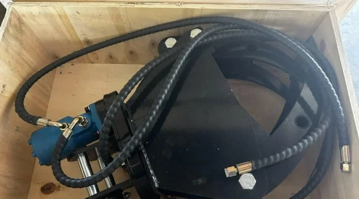 AGT Mini Excavator Hydraulic Rotation Log Grapple - Image 3