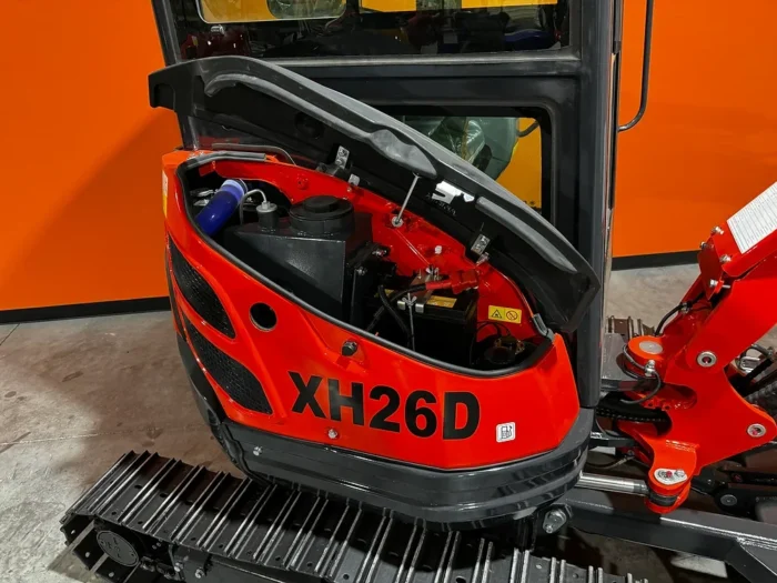 KYMRON® XH26D Cab Mini Excavator (w/ Yanmar/Kubota Diesel Engine) - Image 3