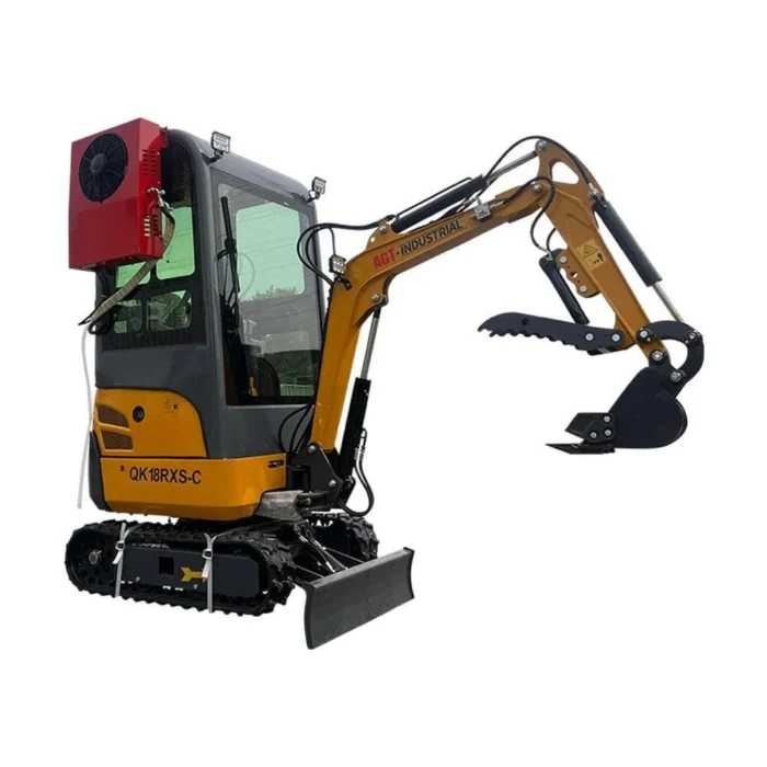 2024 AGT Rato 1-Ton Mini Small Excavator with Air Conditioning, Side Swing, and Enhanced Features by Bidadoo - Image 6
