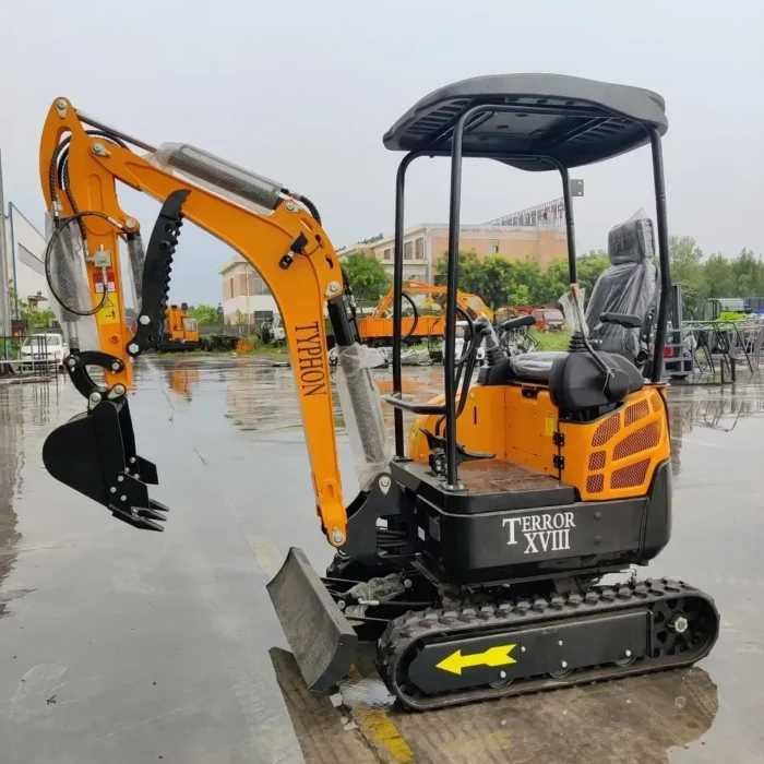 TYPHON TERROR XVIII Mini Excavator – 4000lbs Digger with 0.03 cbm Bucket USA - Image 3